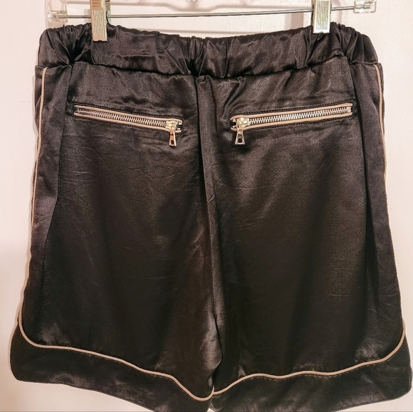 Keiser Clark Reversible Satin Track Shorts Brown Small - Picture 5 of 9